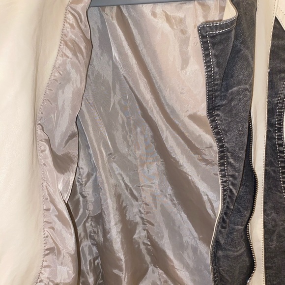 Downtown Coalition Women’s Zip Up Moto Jacket - Picture 7 of 8